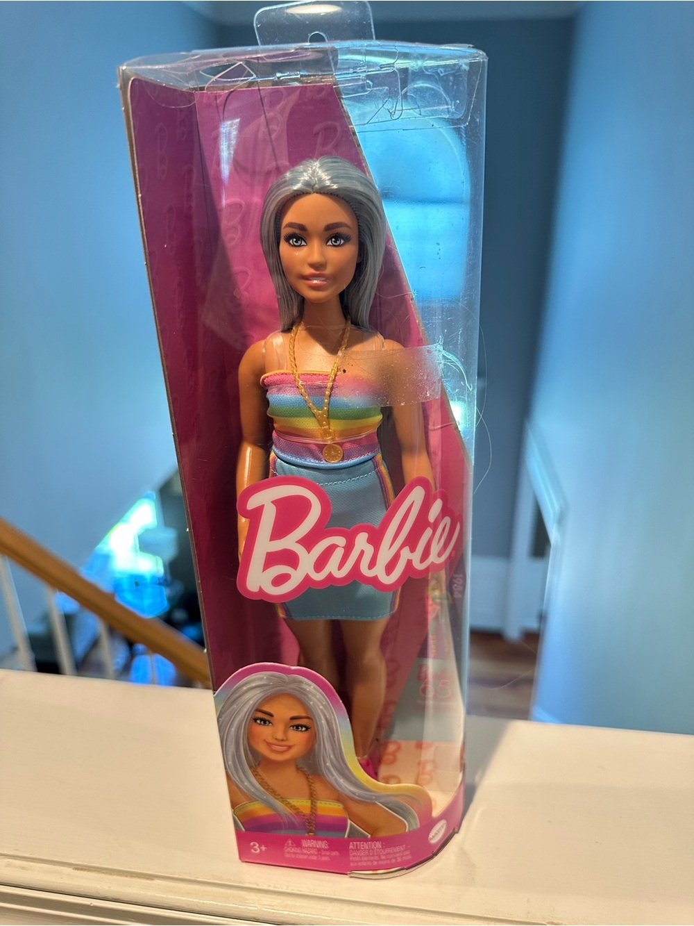 Barbie Fashionista Doll #218 65th Anniversary Doll with Blue Hair